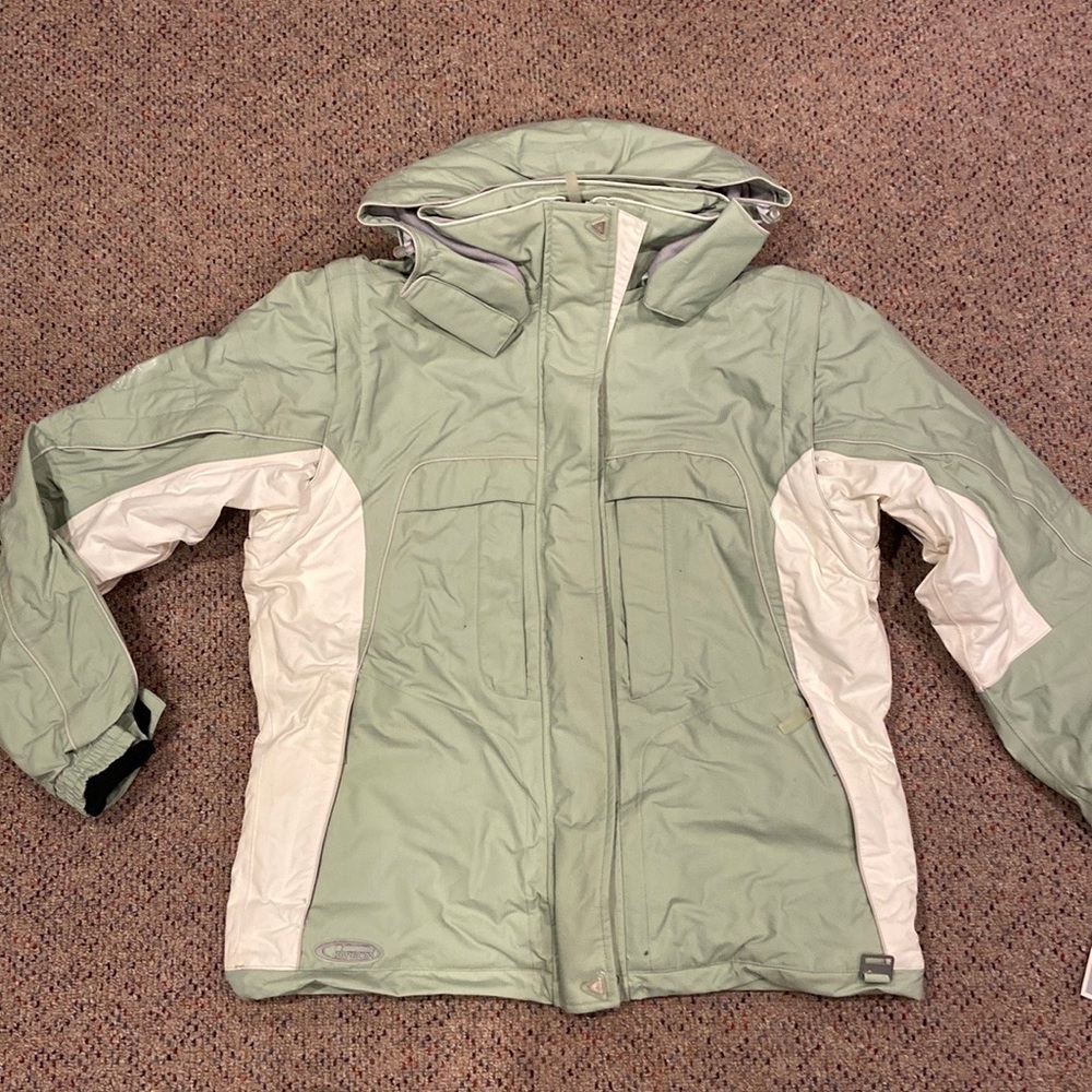 Womens ski jacket. Brand new. Gorgeous color, style and fit.